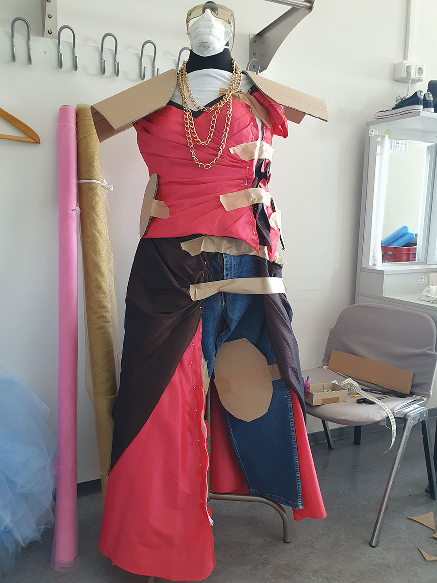 Making of von Carmen, Staatstheater Kassel, Kostüme: Mechthild Feuerstein, Foto: Mechthild Feuerstein