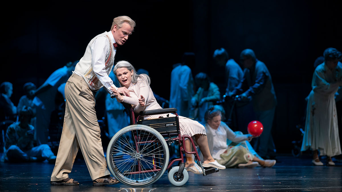 Szene aus Don Giovanni, Oper Halle, Kostüme: Mechthild Feuerstein, Foto: Falk Wenzel