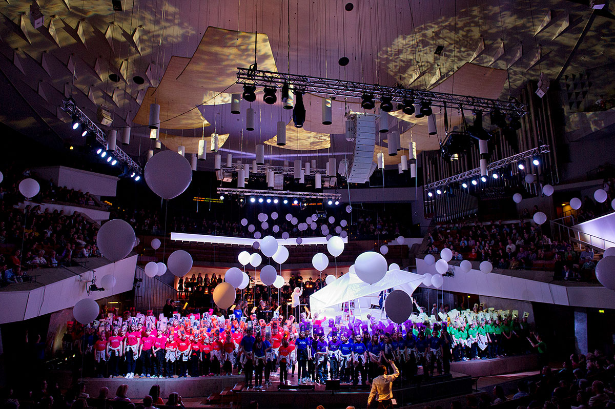 Szene aus Noahs Flut, Philharmonie Berlin