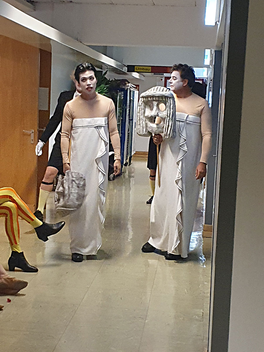 Making of von Carmen, Staatstheater Kassel, Kostüme: Mechthild Feuerstein, Foto: Mechthild Feuerstein